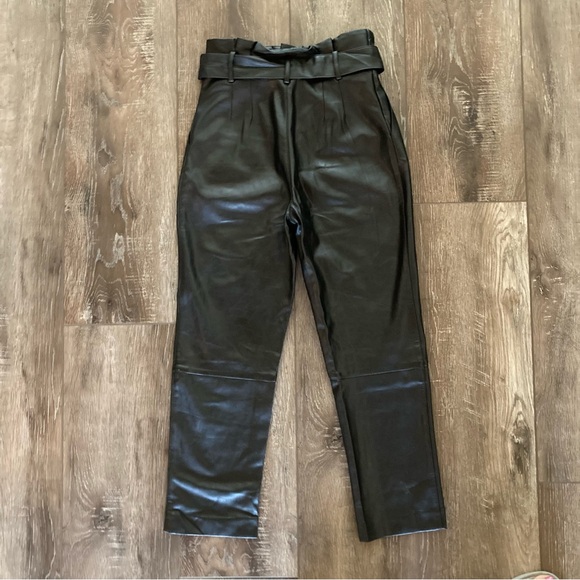 H&M Faux Leather Pants Size 2 - Picture 4 of 15
